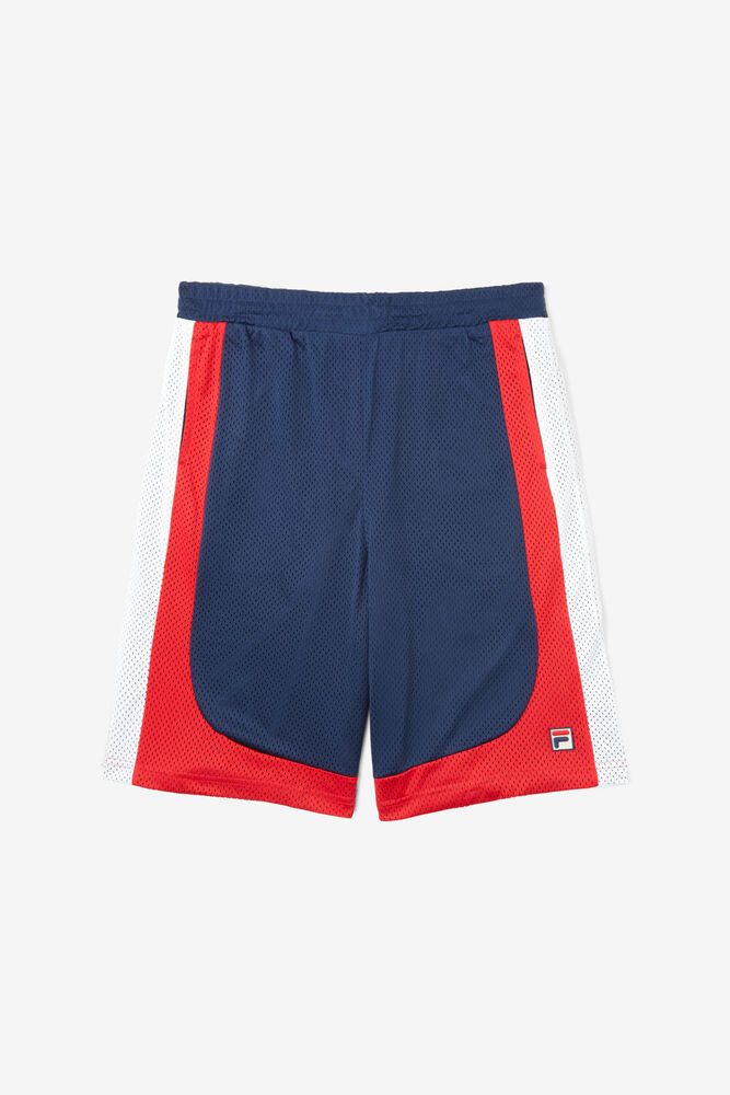 Fila Shorts Herre Marineblå/Rød/Hvite Everly 651084-XZL